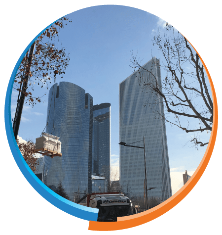 Grand Immeuble d'entreprise